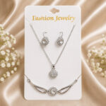 Silver necklace set -BXB