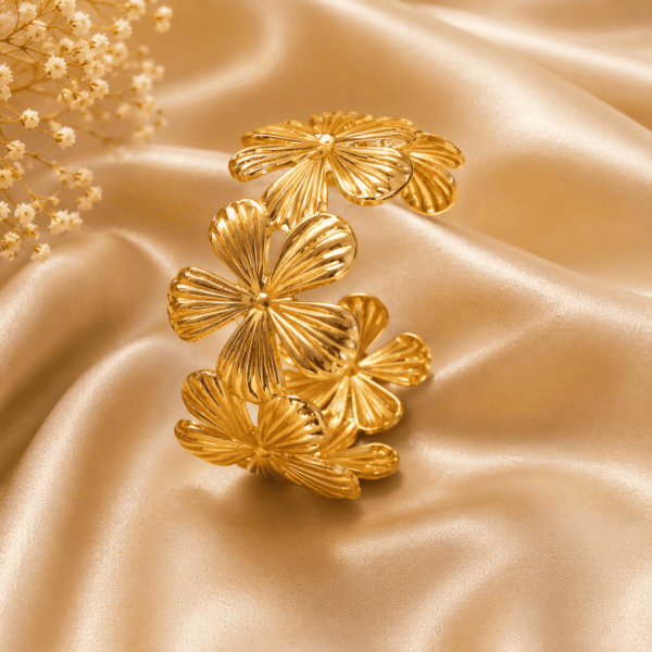 Golden Flower Bracelet
