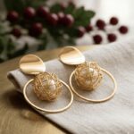 Golden Funky Earrings