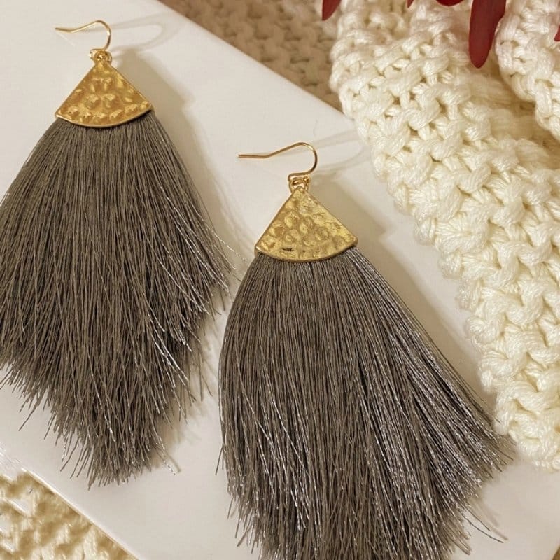Grey Earrings - BXA Grey Earrings - BXA - Image 1