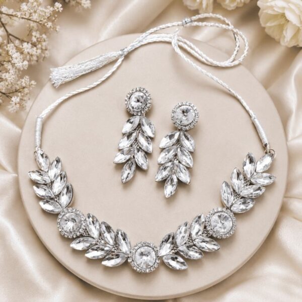 Silver Rhinstone set