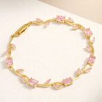 Pink Tulip Bracelet