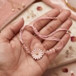 Pink Flower Bracelet