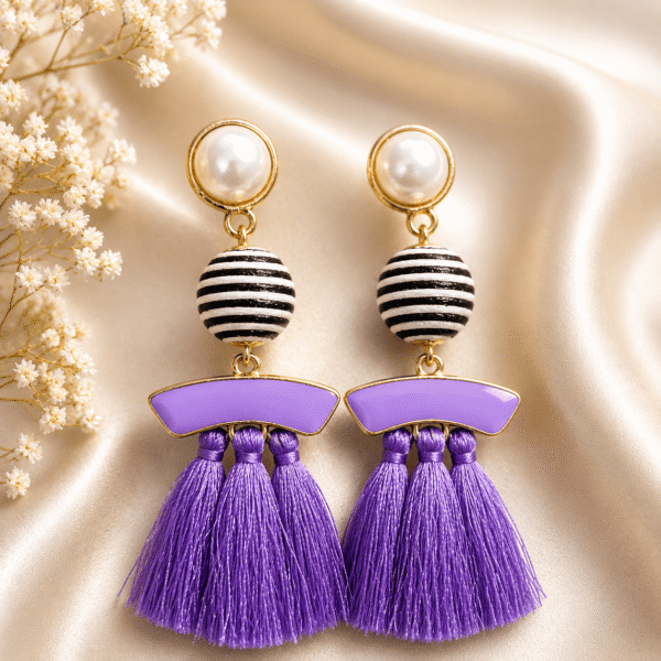 Purple Earrings