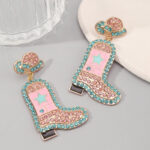 Pink Shoe Earrings -BXA
