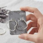 Silver Heart Earrings - BXF
