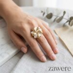 White Flower Ring - BXD