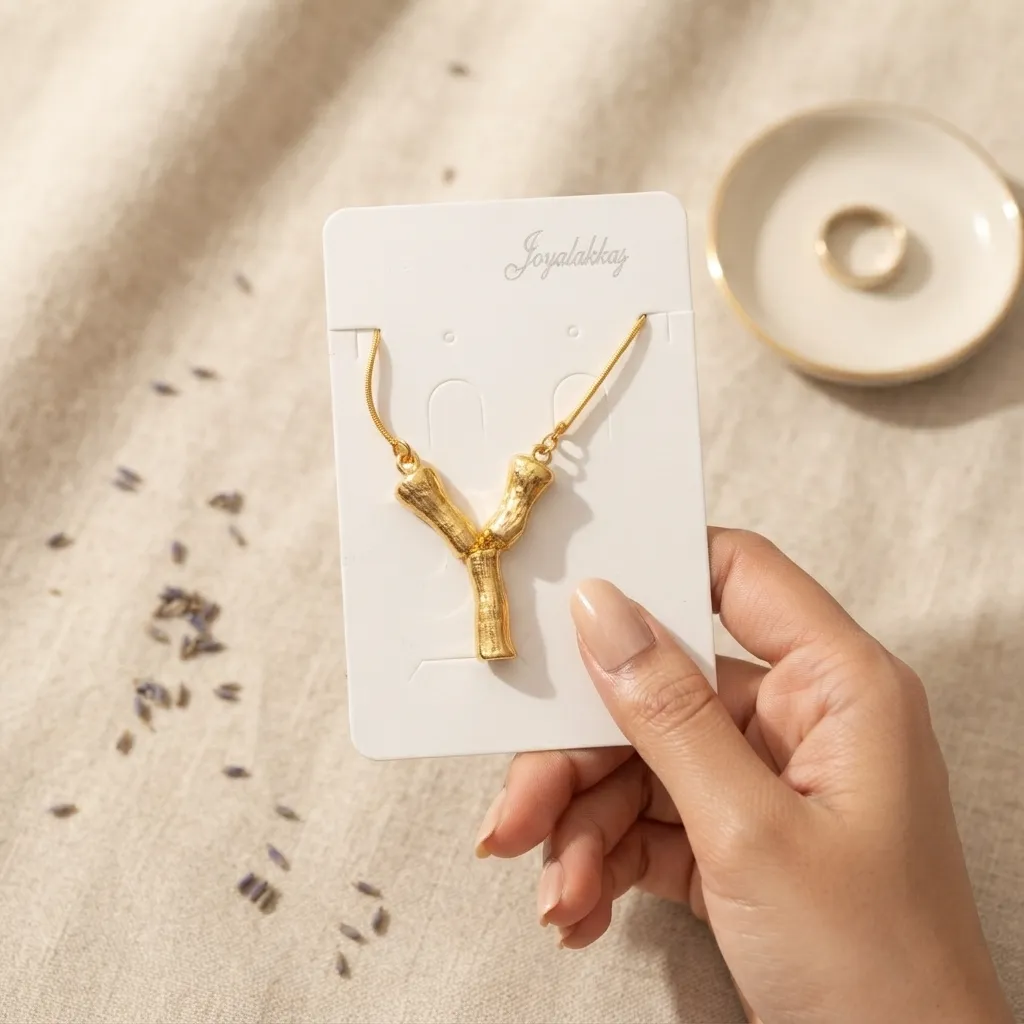 Metal Y Necklace - BXJ Metal Y Necklace - BXJ - Image 1