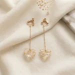 Long Heart Earrings - BXJ