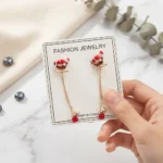 Red Earrings - BXA