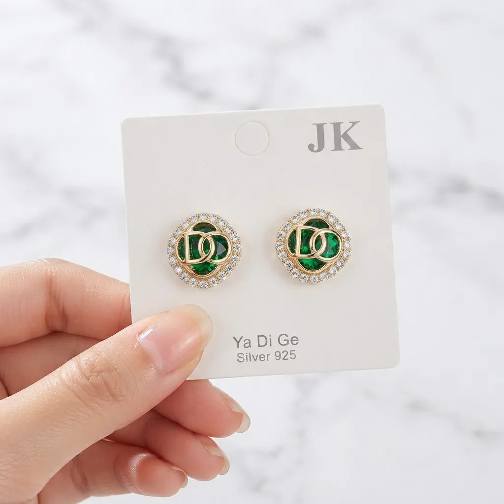Green Earrings - BXG Green Earrings - BXG - Image 1
