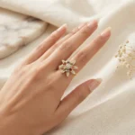 Multi Crystals ring 17 Size - BXJ