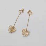 Long Heart Earrings - BXJ - Image 2