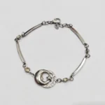 Silver moon Bracelet - BXJ - Image 2