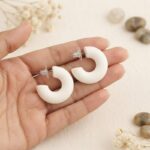 White Earrings - BXF