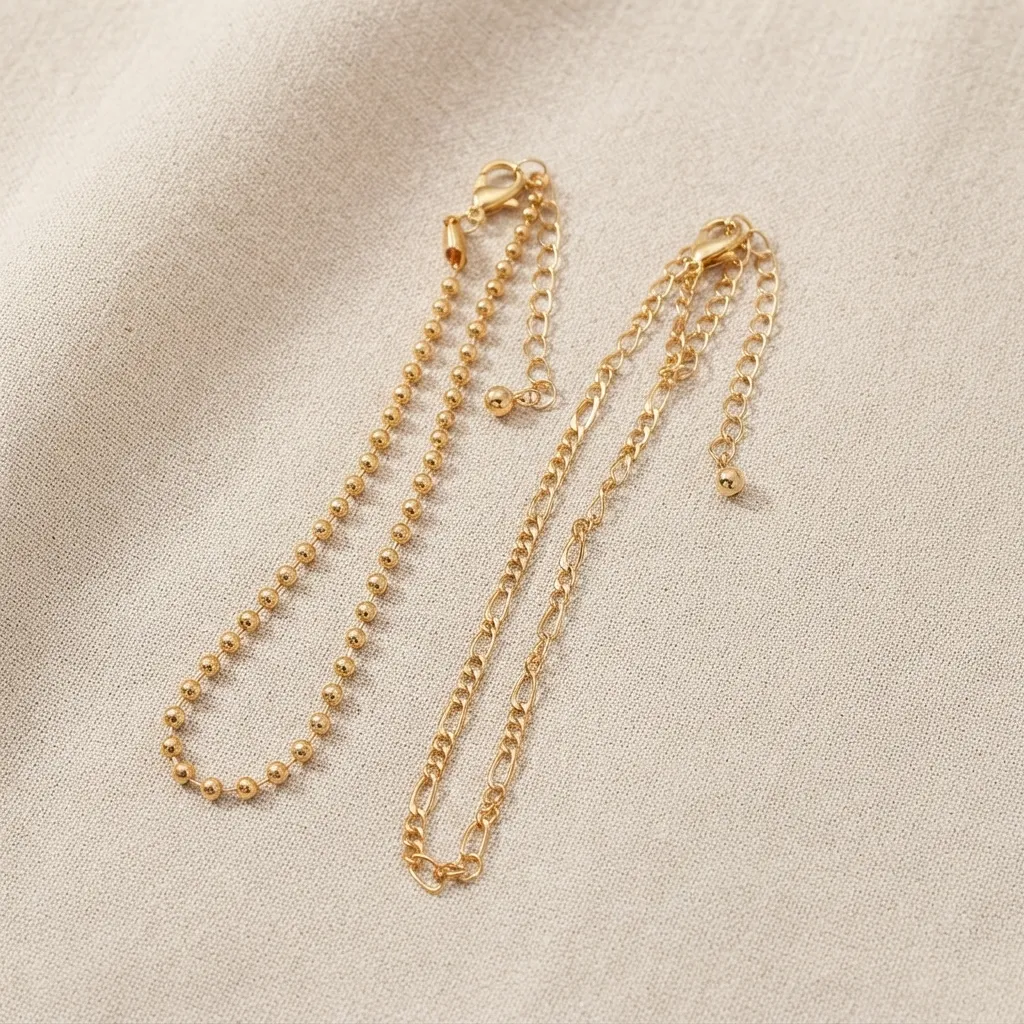 Pack of 2 Bracelet -BXJ Elegant Gold-Tone Layered Bracelet - Pack of 2 Bracelet -BXJ - Image 1