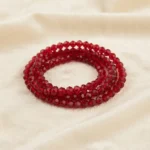 Red Crystal Beaded Bracelet for Women - Bracelets Pack -BXJ