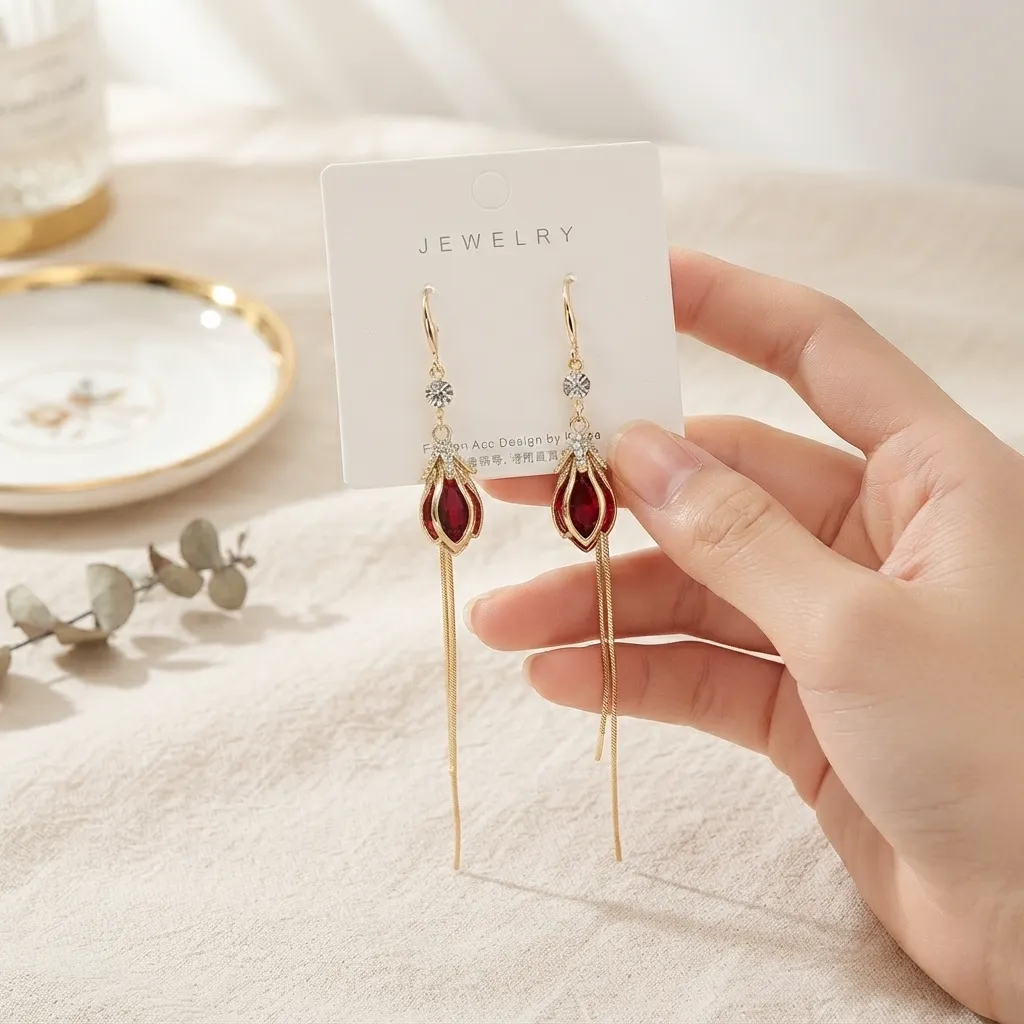 Long Earrings - BXK Long Earrings - BXK - Image 1