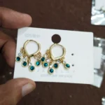 Min crystal Earrings -BXK - Image 2