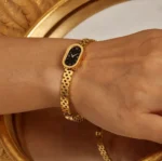 Trendy stainless steel charming (Bracelet) for girls – lightweight, skin-friendly - Image 2