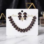 Dark Purple Hearts Set