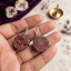 Earrings Pink.